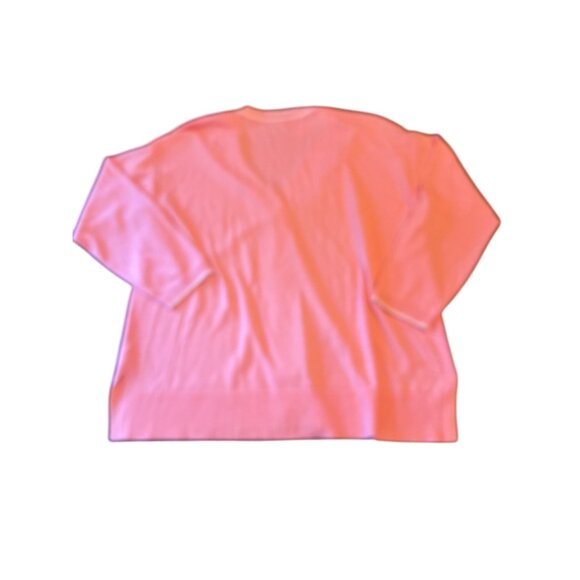 Talbots Petite Pink Cotton Blend Cardigan Sweater XLP Preppy Old Money - Picture 7 of 7
